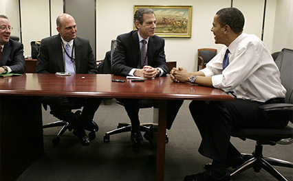 米オバマ大統領、当時の選挙事務所写真